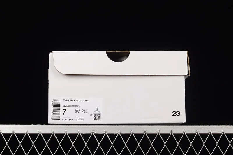 All categories Air Jordan Jordan series basketball shoes Air Jordan 1 Mid G version pure original Air Jordan AJ1 Mid "White Lime" AJ1 Joe 1 Green Lime China basketball shoes BQ6472-131